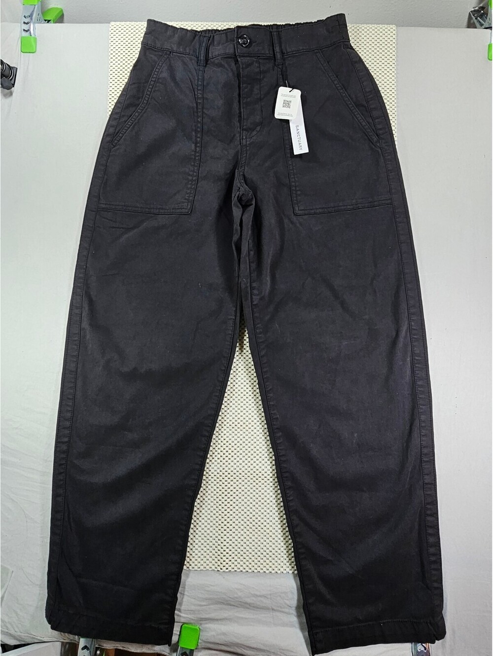 Sanctuary Black Casual Pants Sustainable Sourced Cotton.  Size 29 NWT
